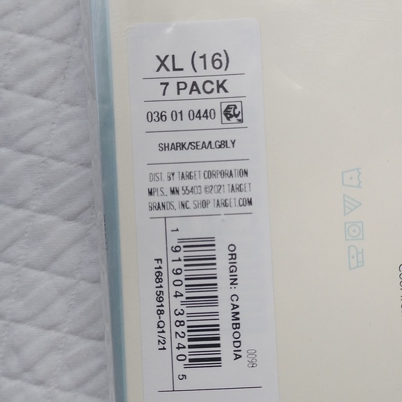 Cat and Jack 7 Pack Friends. Shark/Sea/Lgbly. - Picture 2 of 6